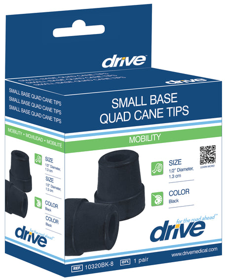 Small Base Quad Cane Tip, Pack of 4 - BeHope