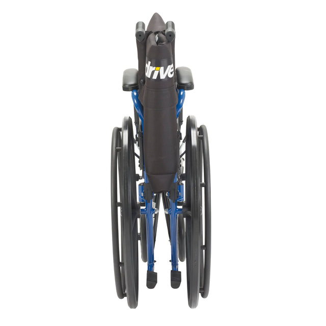 Blue Streak Wheelchair With Flip Back Desk Arms - BeHope