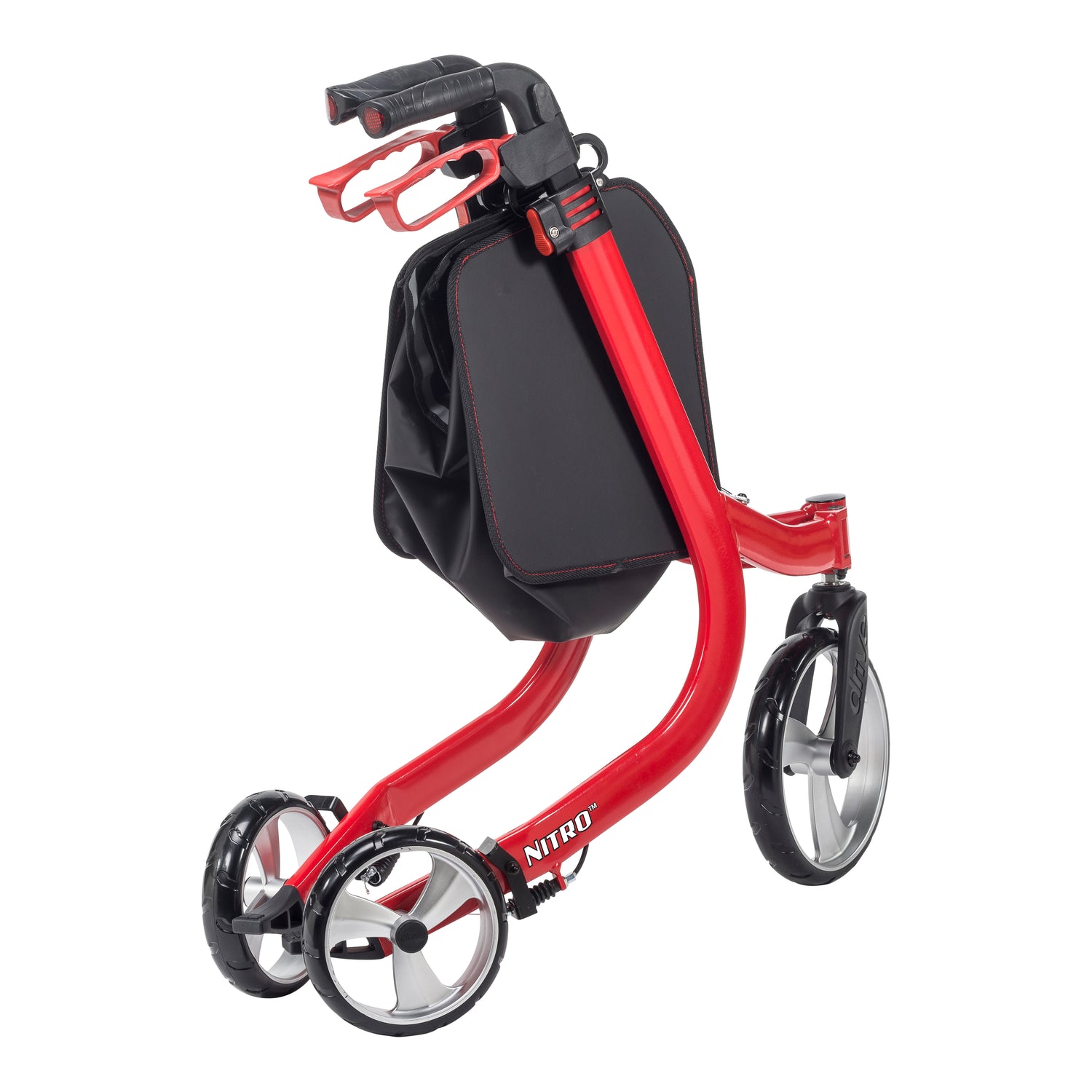 Nitro Euro Style 3-Wheel Rollator Rolling Walker - BeHope