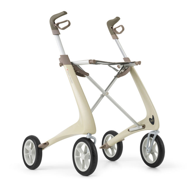 ByACRE Carbon Ultralight rollator in oyster white