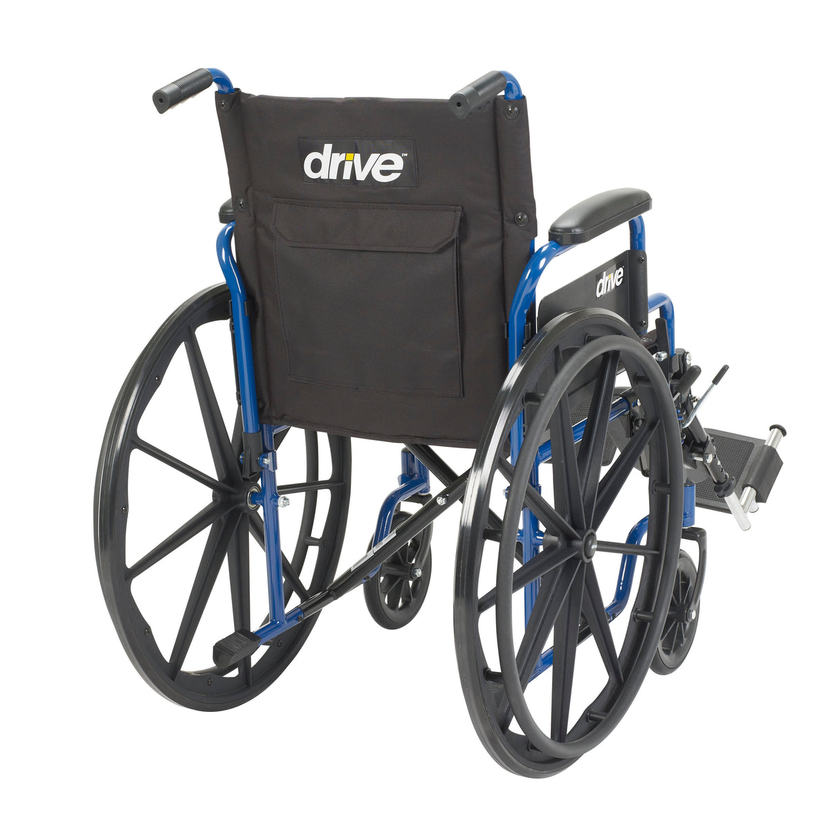 Blue Streak Wheelchair with Flip Back Desk Arms - BeHope