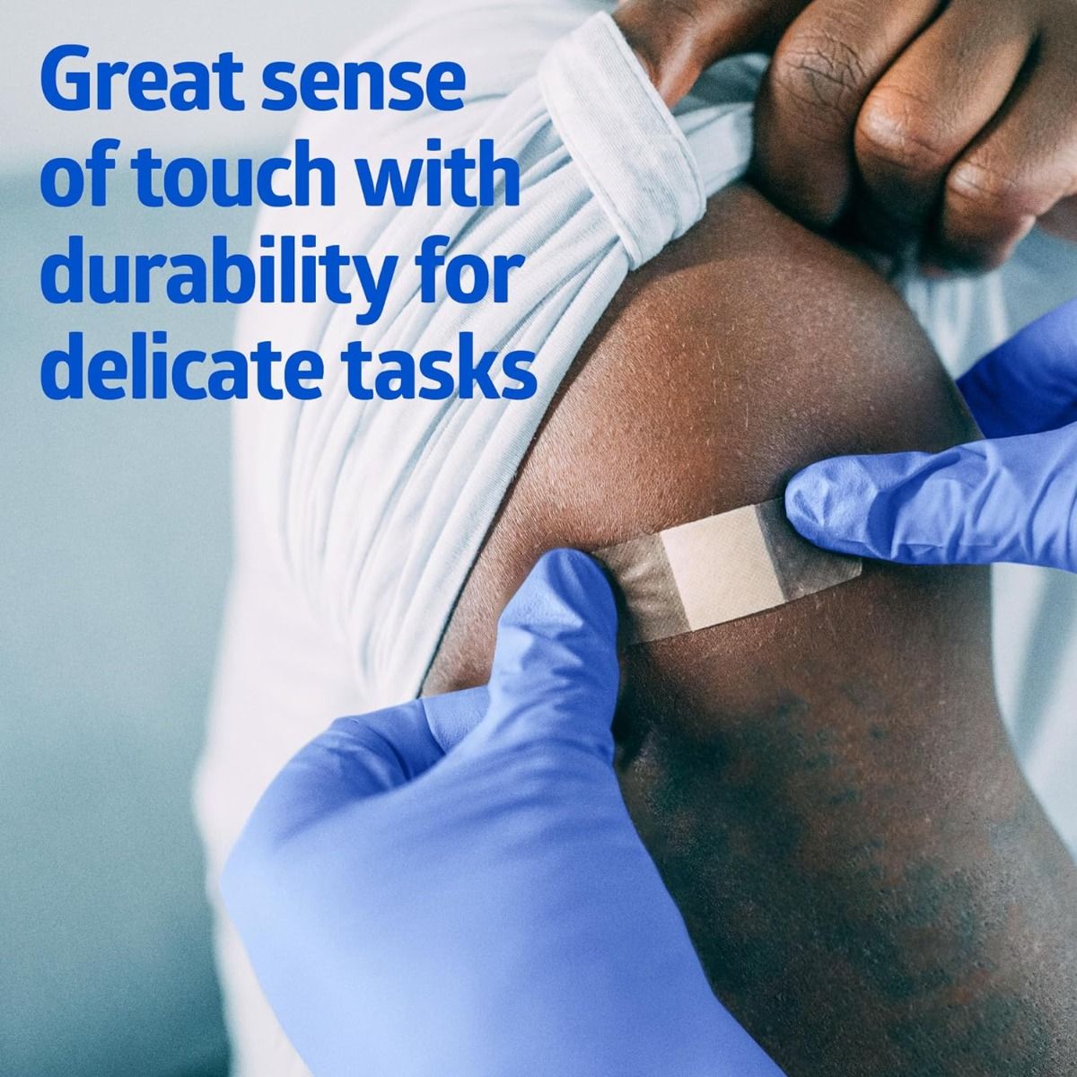 Sensicare Ice Nitrile Exam Glove Powder-free Medium Boxes Of 250 Blue - BeHope