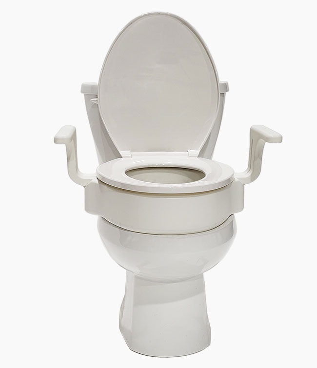 4" Raised Toilet Seat With New Handles - BeHope