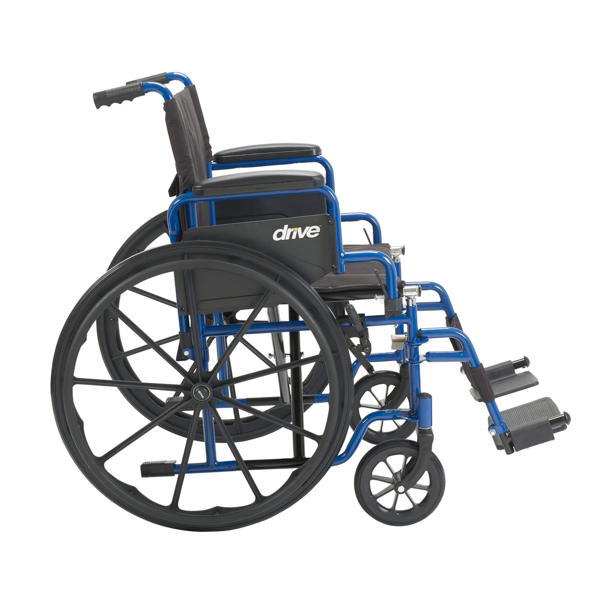 Blue Streak Wheelchair with Flip Back Desk Arms - BeHope