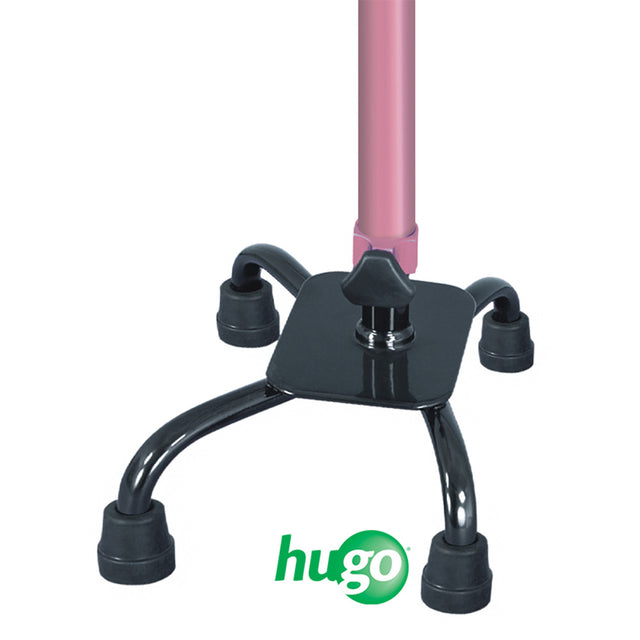 Adjustable Quad Cane For Right Or Left Hand Use, Large Base - BeHope