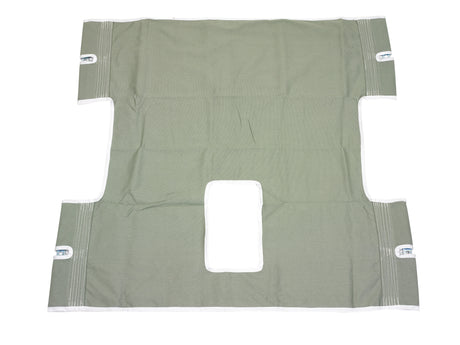 Bariatric Heavy Duty Canvas Sling with Commode Cutout - BeHope