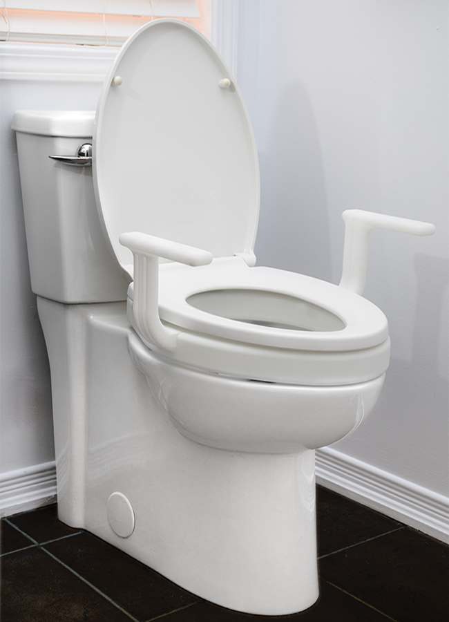 2" Raised Toilet Seat w/Handles
