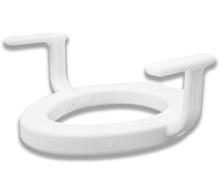 2" Raised Toilet Seat w/Handles