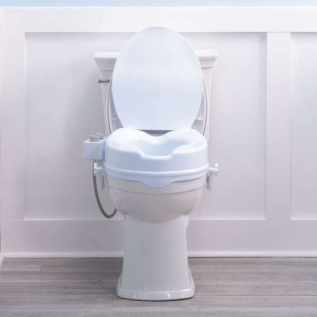 Preservetech Raised Toilet Seat With Bidet - BeHope