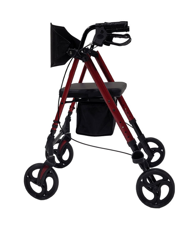 Aluminum Folding Rollator 8" Wheels