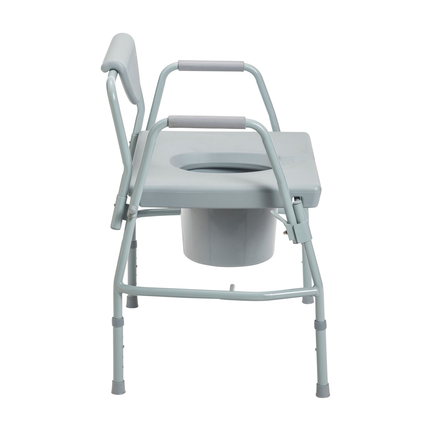 Bariatric Drop Arm Bedside Commode Chair - BeHope