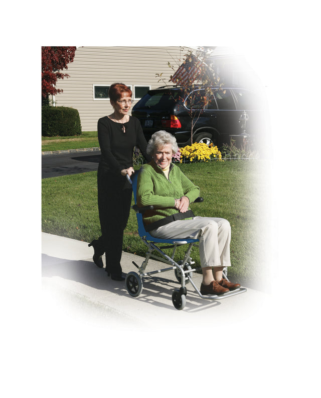 Super Light Folding Transport Wheelchair With Carry Bag - BeHope