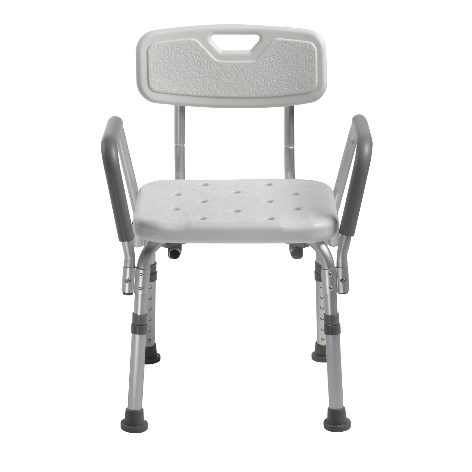 Knock Down Bath Bench with Back and Padded Arms - BeHope