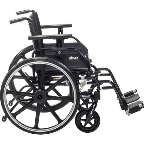 Viper Plus GT Wheelchair with Universal Armrests, Swing-Away Footrests, 20" Seat - BeHope
