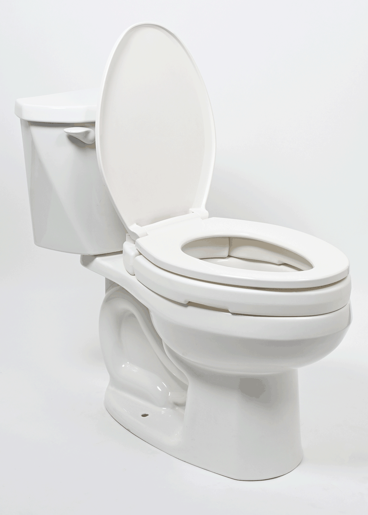 2" Hinged Raised Toilet Seat