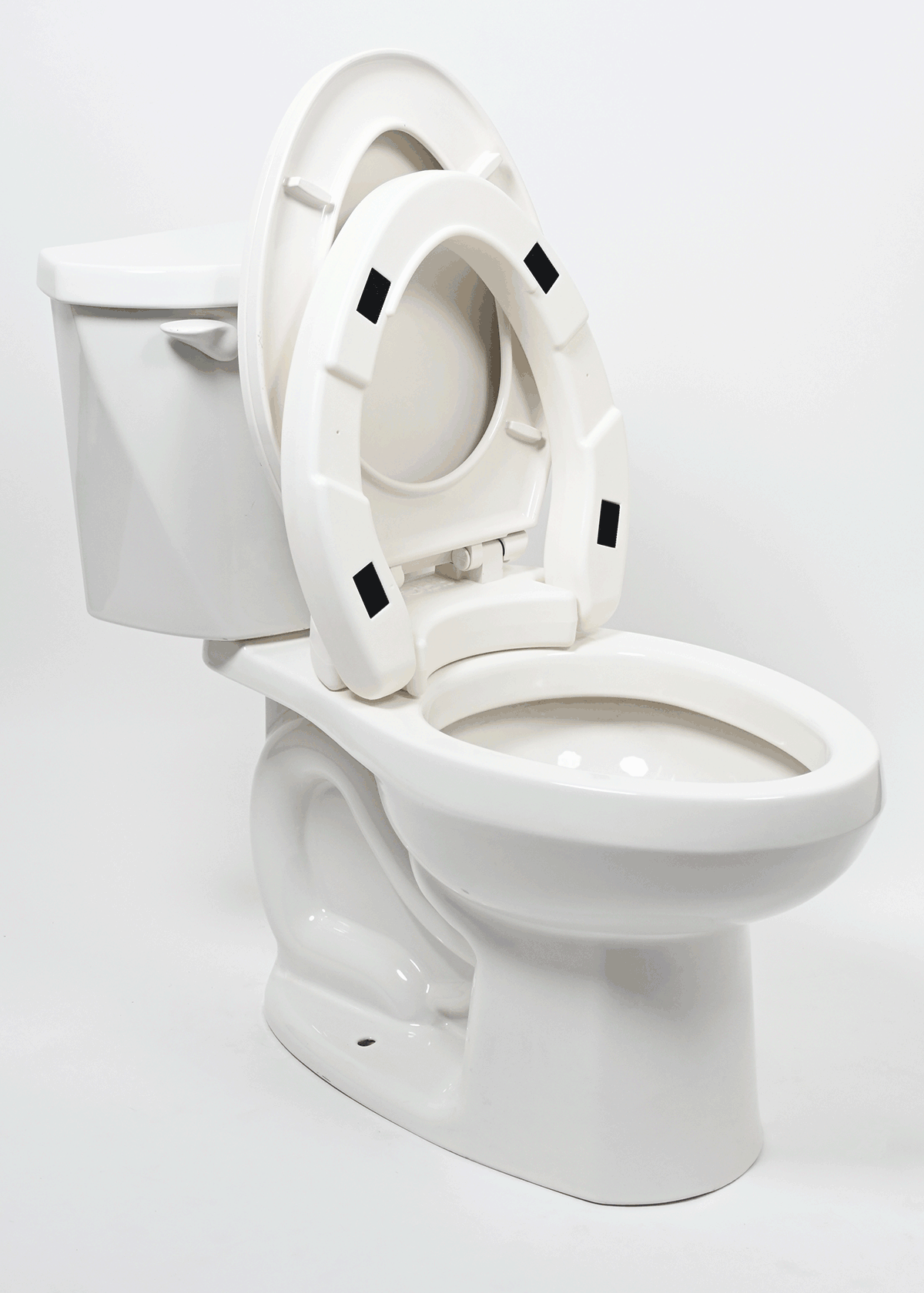 2" Hinged Raised Toilet Seat