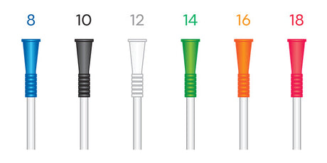 Cure Closed System Cath, 8fr 16in, 1500ml Collection Bag - BeHope