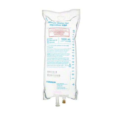 Sterile Water For Injection Usp 1l - Case Of 12 - BeHope