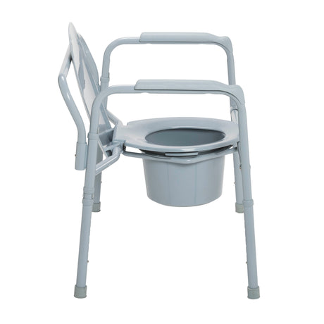 Heavy Duty Bariatric Folding Bedside Commode Chair - BeHope