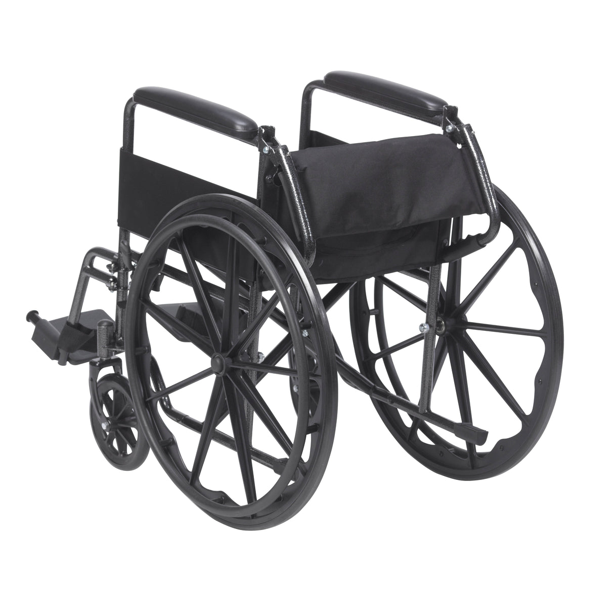 Silver Sport 1 Wheelchair with Full Arms and Swing away Removable Footrest - BeHope