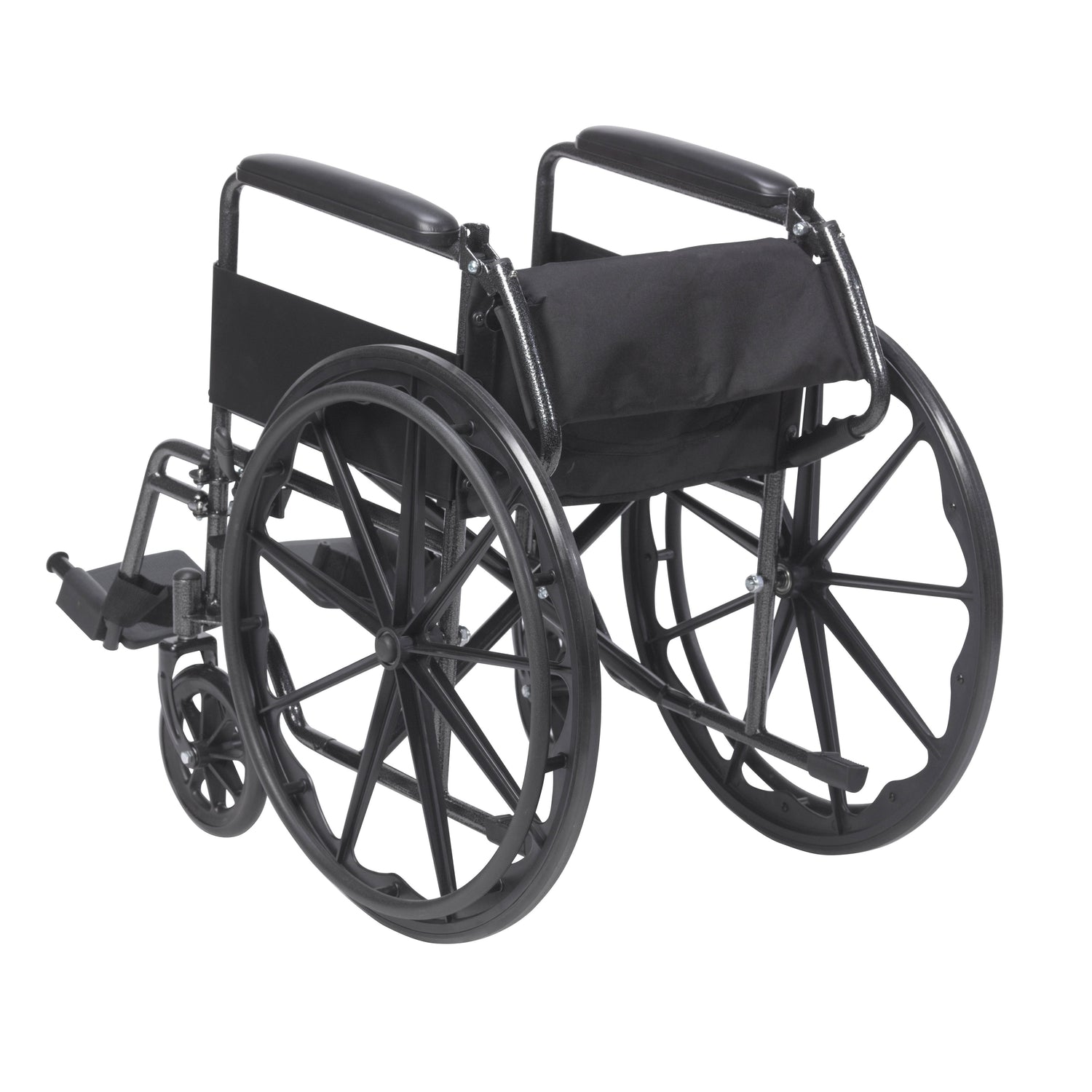 Silver Sport 1 Wheelchair with Full Arms and Swing away Removable Footrest - BeHope