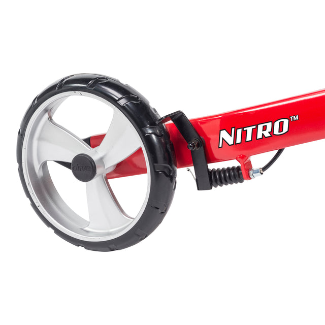 Nitro Euro Style 3-wheel Rollator Rolling Walker - BeHope