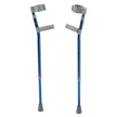 Pediatric Forearm Crutches, Large, Knight Blue, Pair - Behope - FC300-2GB