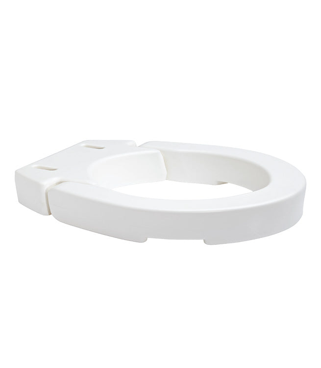 3.5" Hinged Raised Toilet Seat