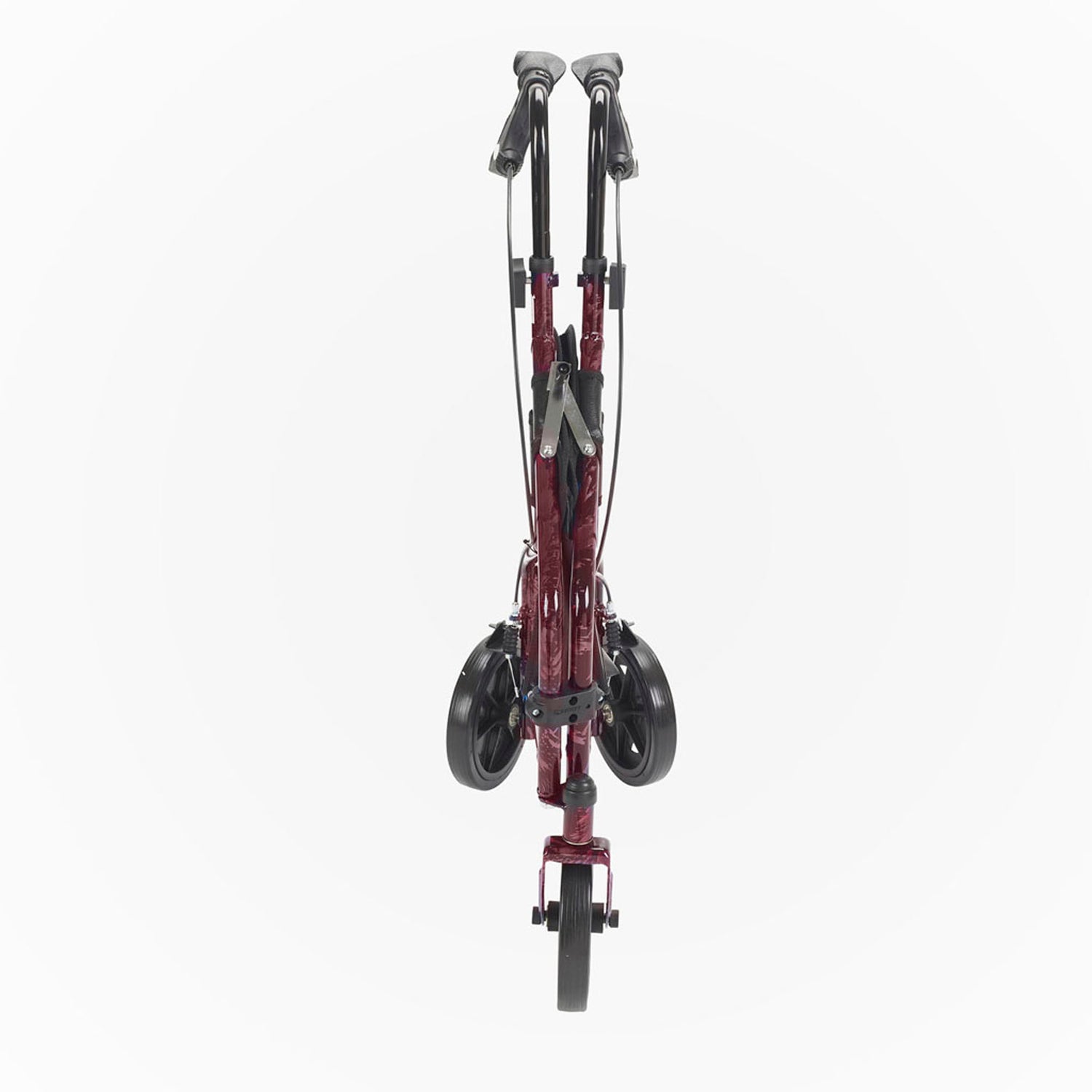3 Wheel Rollator Rolling Walker with Basket Tray and Pouch - BeHope