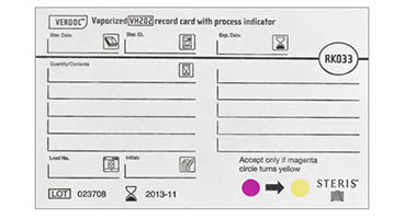 Verdoc Steam Load Release Records Multiple Cycles Box/100 Each - BeHope