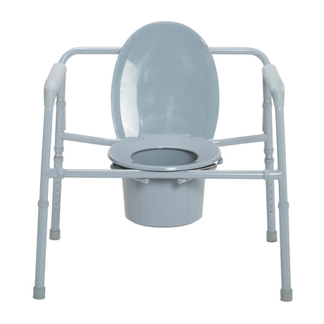 Heavy Duty Bariatric Folding Bedside Commode Chair - BeHope