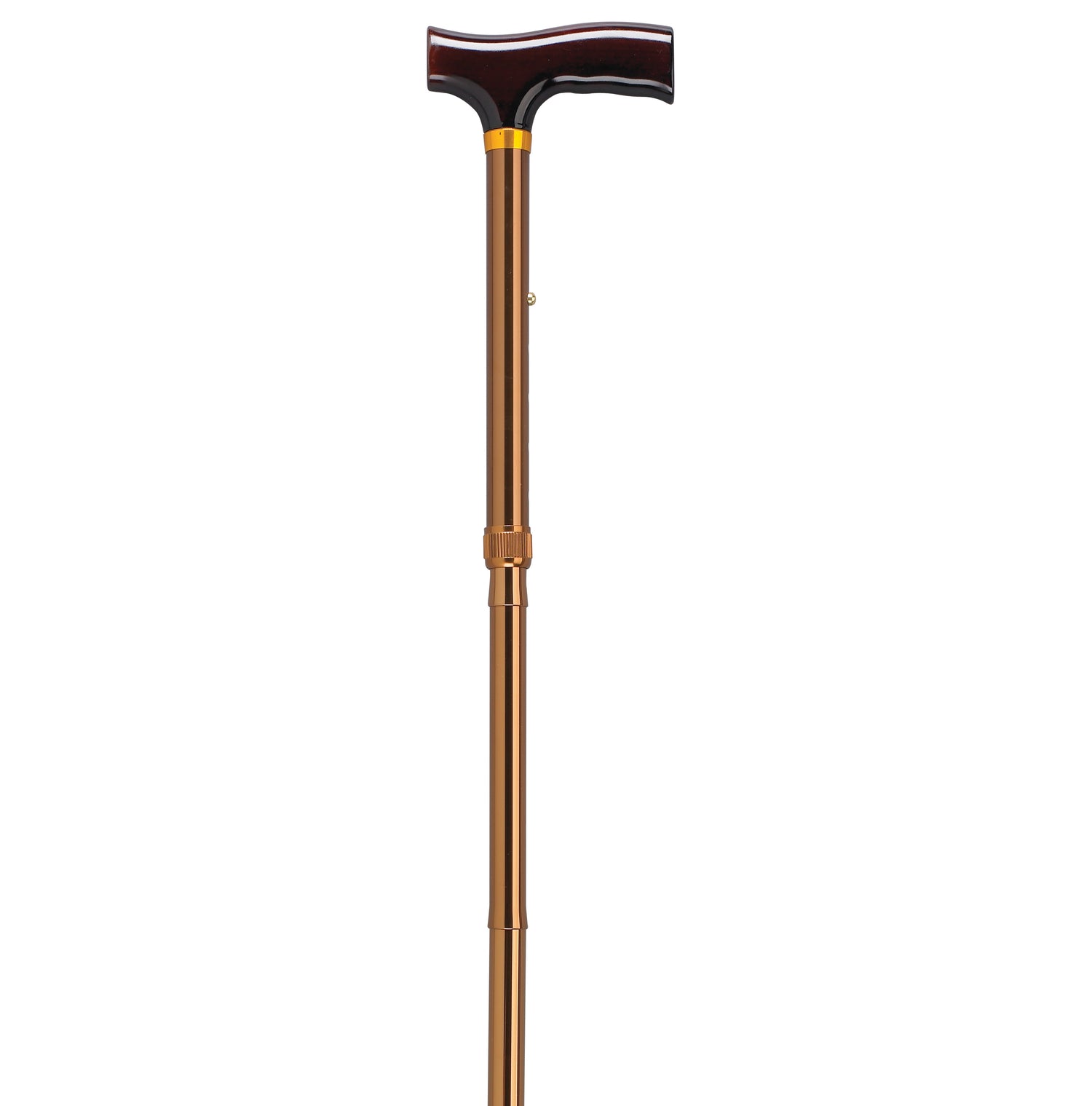 Lightweight Adjustable Folding Cane with T Handle, Bronze - Behope - RTL10304BZ