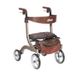 Nitro DLX Euro Style Rollator Rolling Walker, Champagne - BeHope