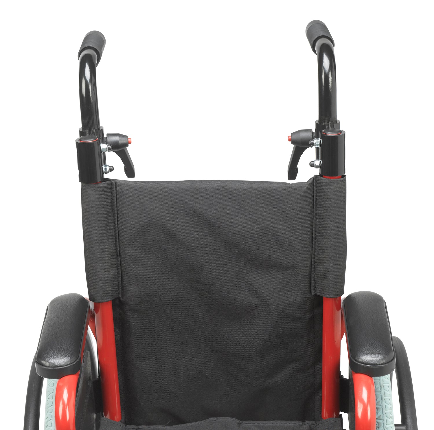 Wallaby Pediatric Folding Wheelchair, 12", Fire Truck Red - BeHope