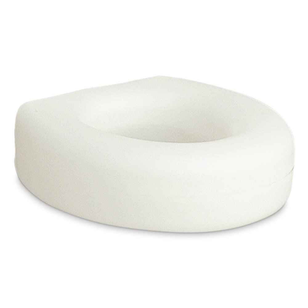 Siège de toilette surélevé portable, blanc, 4 po