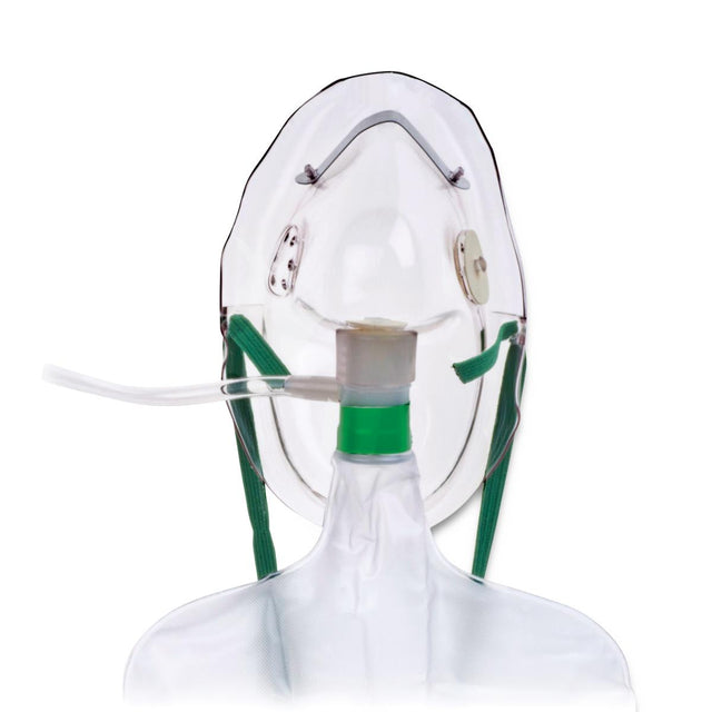 Medline Hudson RCI Non-Rebreather Oxygen Masks with Safety Vent - BeHope