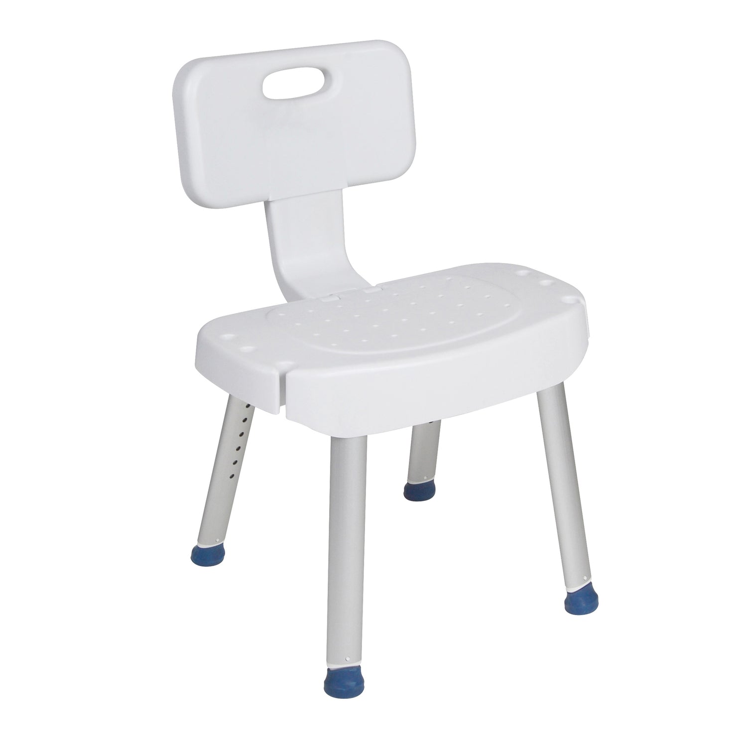 Bathroom Safety Shower Chair with Folding Back - BeHope