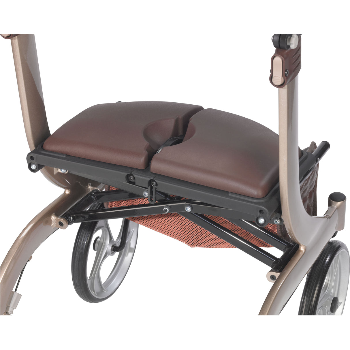 Nitro DLX Euro Style Rollator Rolling Walker, Champagne - BeHope