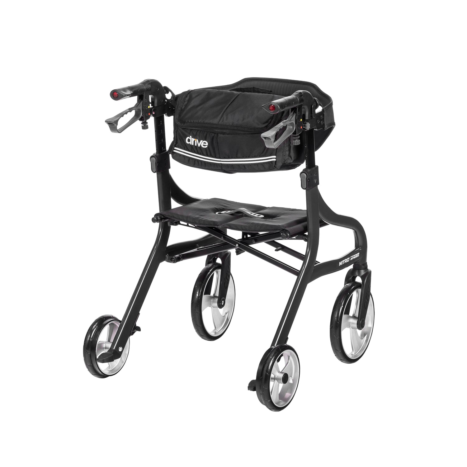 Nitro Sprint Rollator Rolling Walker, Hemi Height - BeHope