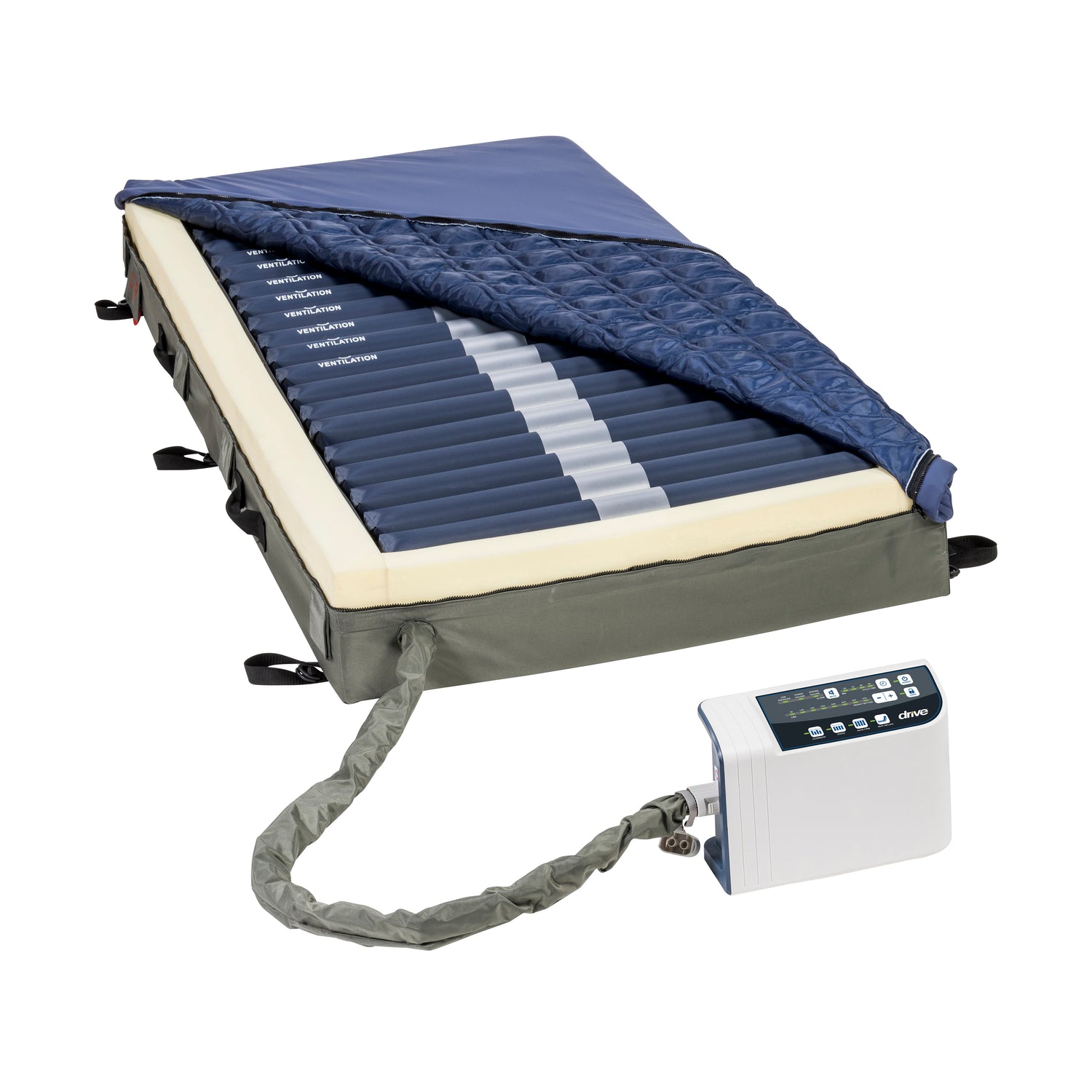 Med-Aire Edge Alternating Pressure & Low Air Loss Mattress Replacement System - BeHope