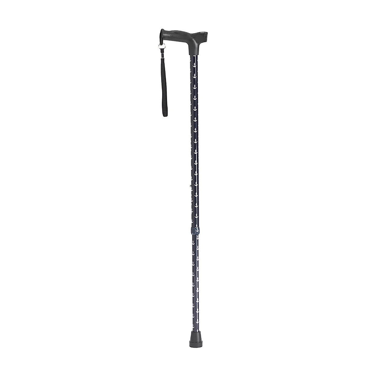 Comfort Grip T Handle Cane, Anchors - Behope - RTL10336AN