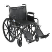 Silver Sport 2 Wheelchair, Detachable Desk Arms, Elevating Leg Rests, 20" Seat - BeHope
