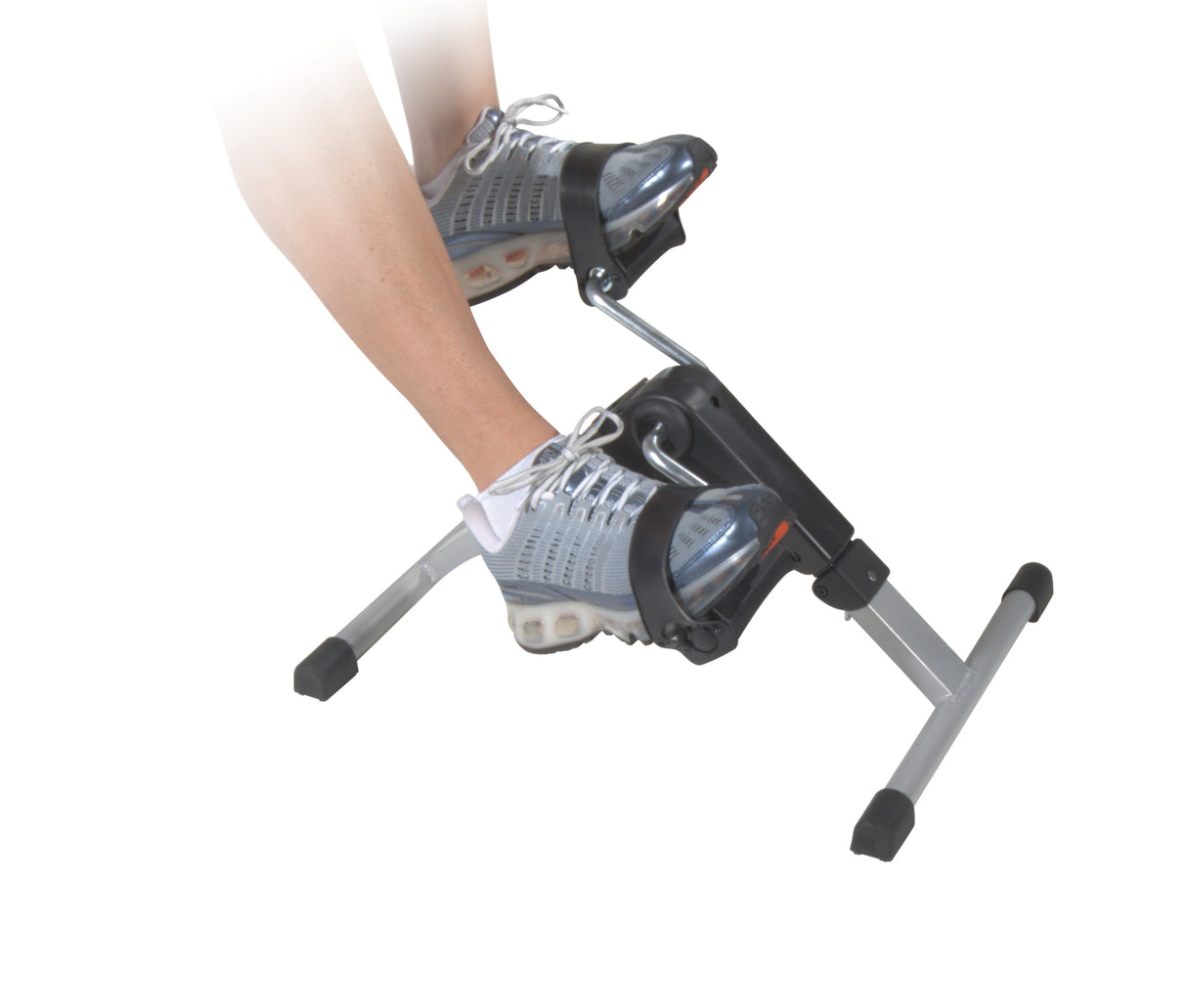 Folding Exercise Peddler with Electronic Display, Black - BeHope