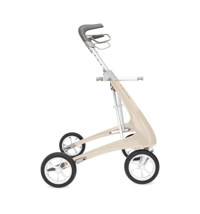 ByACRE Carbon Ultralight rollator in oyster white