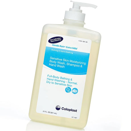 Gentle Rain Extra-mild Sensitive Skin Body Wash And Shampoo Scented600ml Pump Bottle