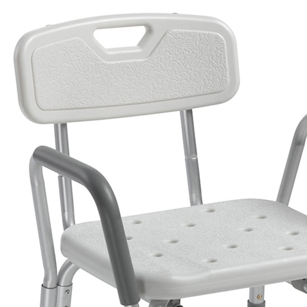 Shower Chair With Back And Removable Padded Arms - BeHope