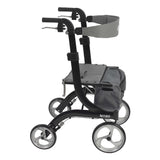 Nitro Euro Style Rollator Rolling Walker, Hemi Height, Black - BeHope