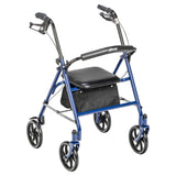 Durable 4 Wheel Rollator with 7.5" Casters - BeHope