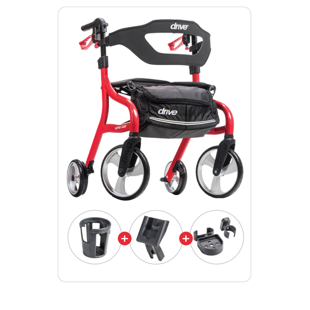 Nitro® Sprint Rollator With Accessories - BeHope