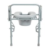 Drop Arm Steel Commode - BeHope